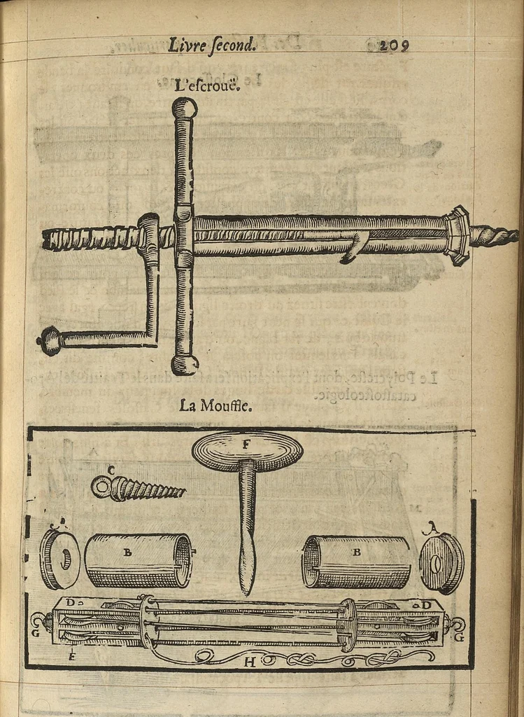 An illustration from L'Oeconomie chirurgicale, pour le r'habillement des os du corps humain contenant l'ostéologie, la nososreologie, l'apocatastosteologie, & le Traitté des bandages, 1671, leaf 237