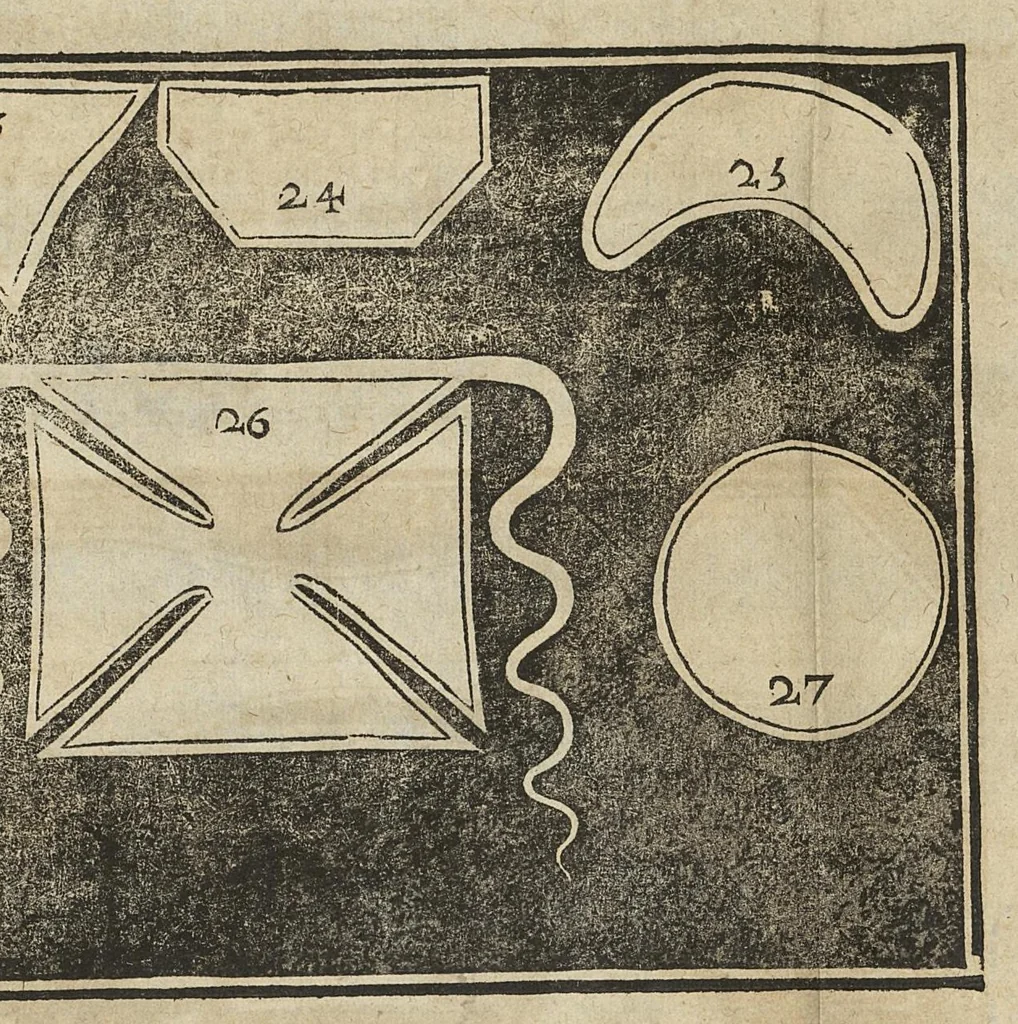 An illustration from L'Oeconomie chirurgicale, pour le r'habillement des os du corps humain contenant l'ostéologie, la nososreologie, l'apocatastosteologie, & le Traitté des bandages, 1671, leaf 394
