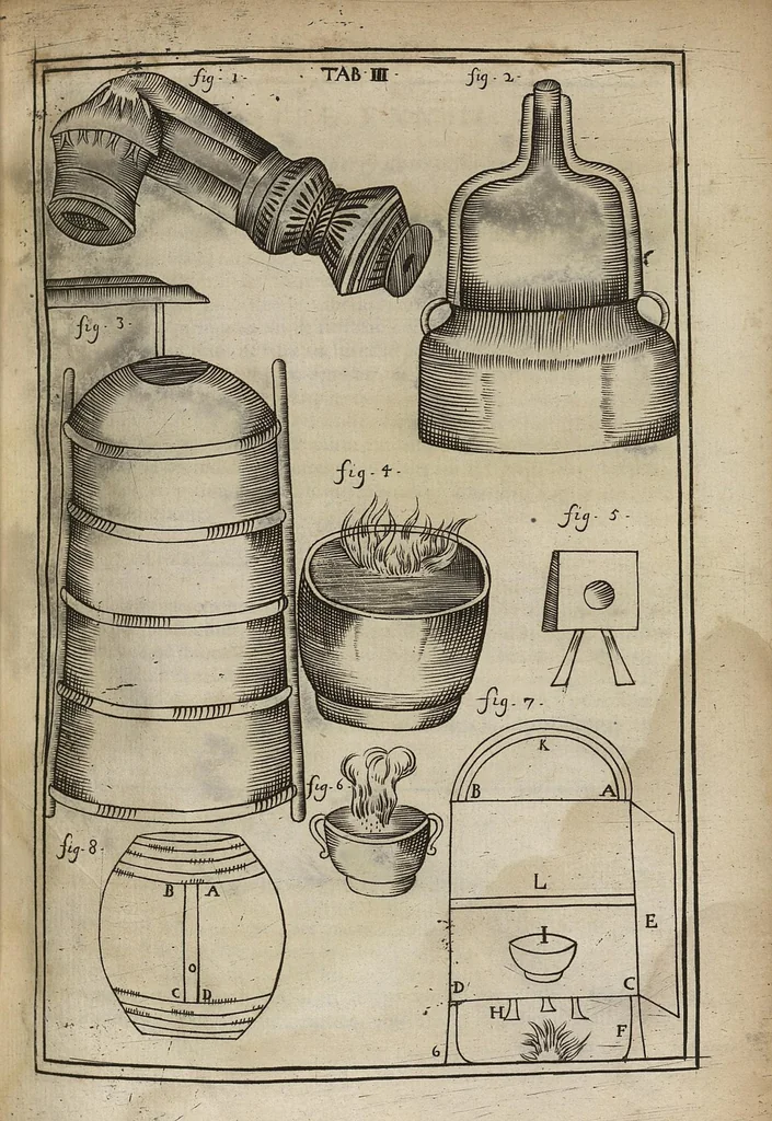 An illustration from De la médecine efficace ou la maniere de guerir les plus grandes & dangereuses maladies tant du dedans que du dehors par le fer & par le feu...et traduites nouvellement de latin en françois, 1668, leaf 502