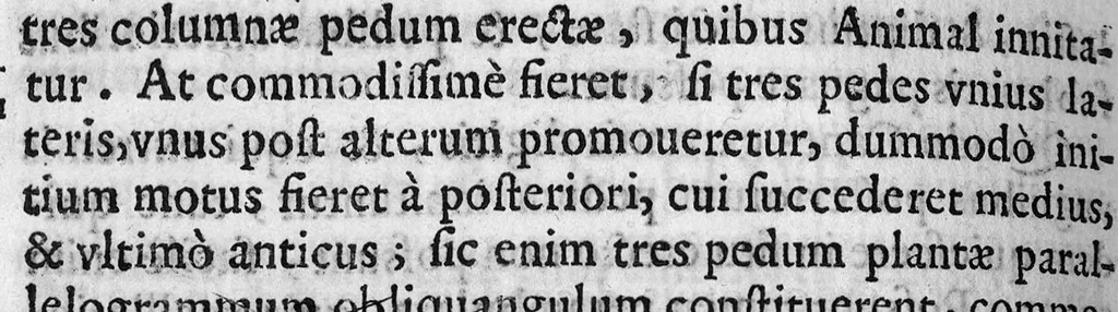 An illustration from De Motu animalium, Jo. Alphonsi Borelli,... opus posthumum. Pars prima, 1680, leaf 281