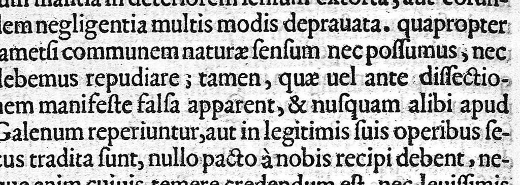 An illustration from Opuscula anatomica, 1564, leaf 217