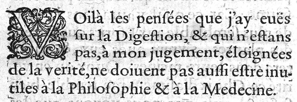 An illustration from Nouvelles conjectures sur la digestion, 1636, leaf 183