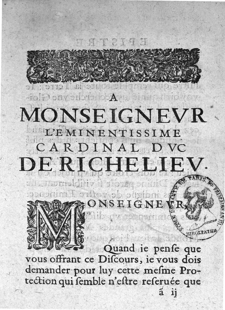 An illustration from Nouvelles conjectures sur la digestion, 1636, leaf 2