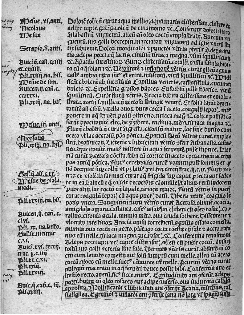 An illustration from Antropologium de hominis dignitate, natura, et proprietatibus; de elementis, partibus et membris humani corporis..., 1501, leaf 177