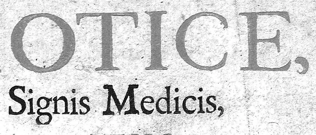 An illustration from Simiotice, sive de signis medicis tractatus, 1663, leaf 0