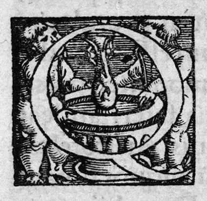 An illustration from Donati a Mutiis,... In interpretationem Galeni super quatuordecim aphorismos Hippocratis dialogus..., 1547, leaf 2