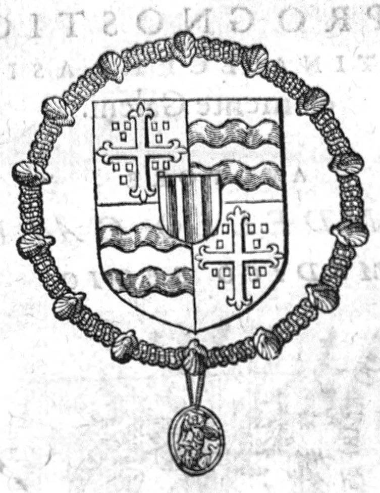 An illustration from Divi Hippocratis Coi Prognosticôn latina ecphrasis ex mente Galeni, 1575, leaf 3