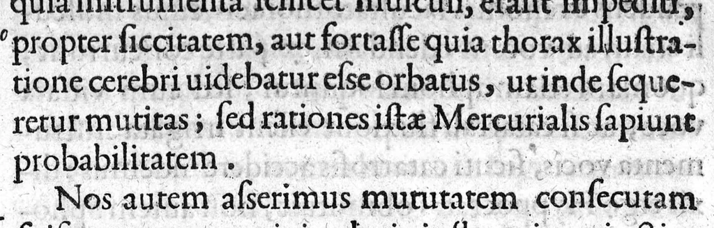An illustration from Hyppocratis epidemialium observationum pars prima. : Quatuor contenta languentibus. In qua ne dum praxis methodica, cum auxiliis legitur, sed etiam multa quaestiones, philosophis, ac medicis utilissime, proponuntur. Marii Zuccari philosophi ac medici Neapolitani ..., 1621, leaf 175