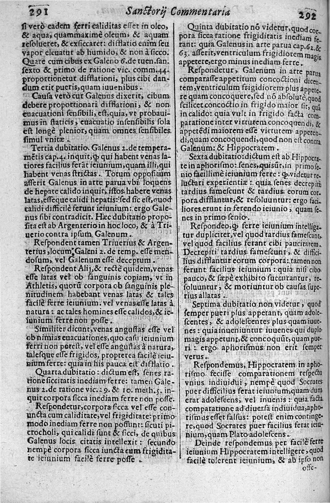 An illustration from Commentaria in primam sectionem Aphorismorum Hippocratis, 1629, leaf 169