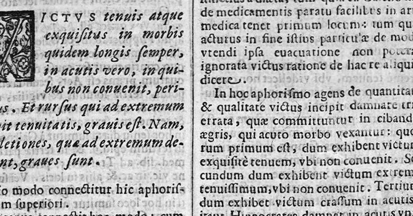 An illustration from Commentaria in primam sectionem Aphorismorum Hippocratis, 1629, leaf 72