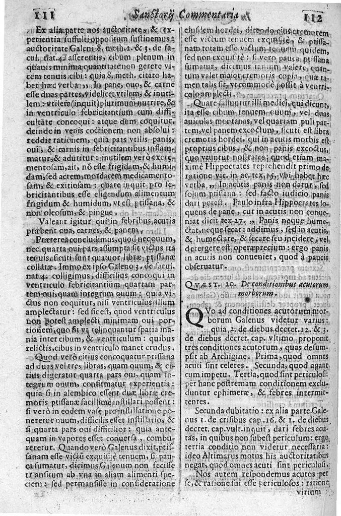 An illustration from Commentaria in primam sectionem Aphorismorum Hippocratis, 1629, leaf 79