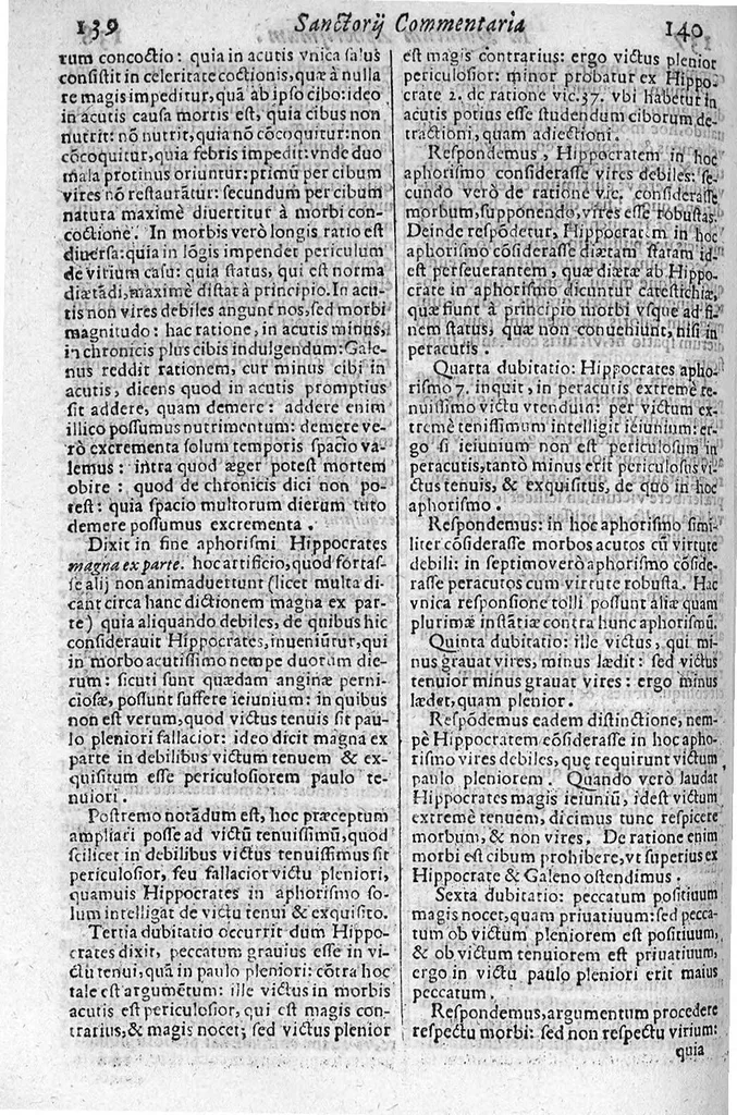 An illustration from Commentaria in primam sectionem Aphorismorum Hippocratis, 1629, leaf 93