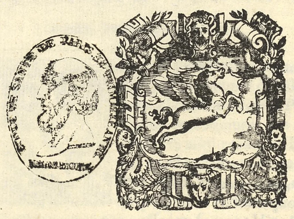An illustration from In Hippocratis Coi Legem commentarius Ioannis Stephani iatrophysici veneti, 1637, leaf 0