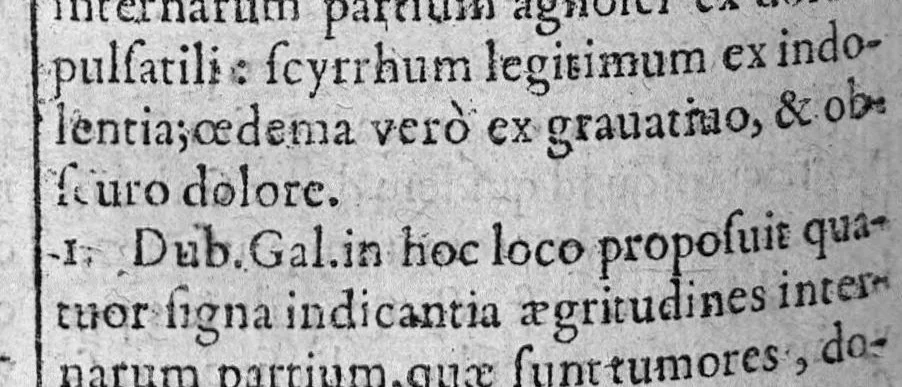 An illustration from Sanctorii commentaria in artem Medicinalem Galeni Libri tres, 1632, leaf 515