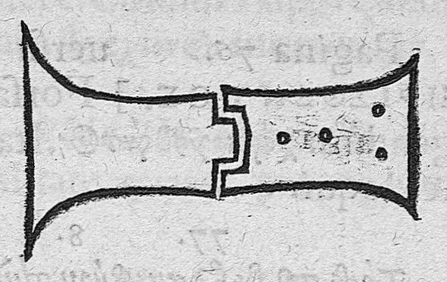 An illustration from Cl. Galeni Pergameni nobilissimi medici libri aliquot Græci partim hactenus non visi, partim a mendis ... repurgati et integritati sue restituti, annotationibusque illustrati per J. Caium, 1544, leaf 336