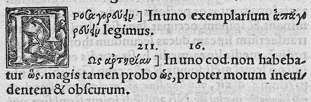 An illustration from Cl. Galeni Pergameni nobilissimi medici libri aliquot Græci partim hactenus non visi, partim a mendis ... repurgati et integritati sue restituti, annotationibusque illustrati per J. Caium, 1544, leaf 362