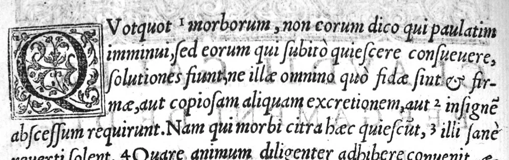 An illustration from Galeni Pergameni de Diebus decretoriis Libri III, 1559, leaf 17