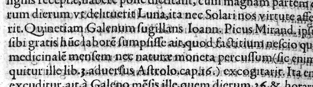An illustration from Galeni Pergameni de Diebus decretoriis Libri III, 1559, leaf 461