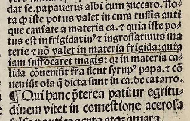 An illustration from In hoc volumine continentur : Practica Geraldi de Solo super nonos Almansoris, introductorium juvenum, tractatus de gradibus, libellus de febribus ejusdem, 1504, leaf 201