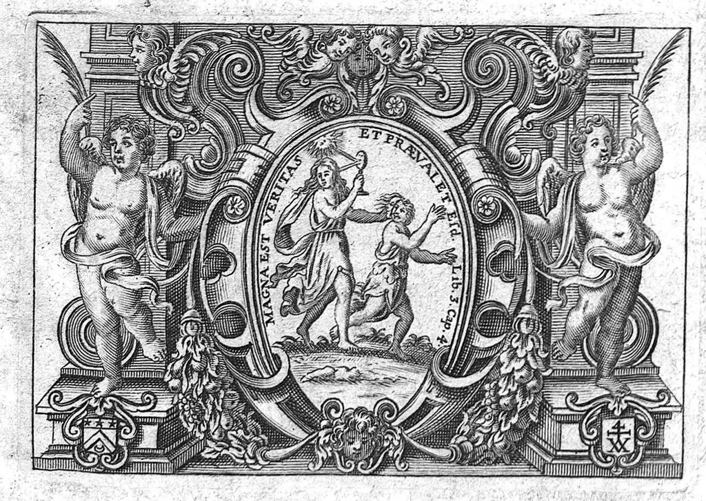 An illustration from Le cours de medecine en francois, contenant le miroir de beauté et santé corporelle... Tome premier, 1664, leaf 3