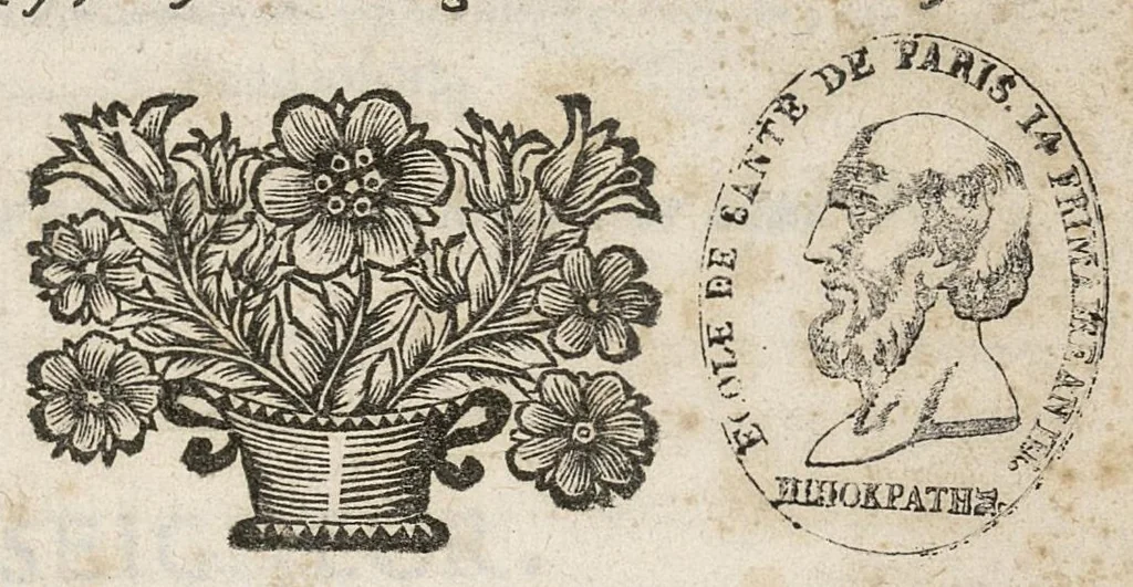 An illustration from Reflections sur l'etat present des maladies, qui regnent dans la ville de Lyon..., 1694, leaf 4