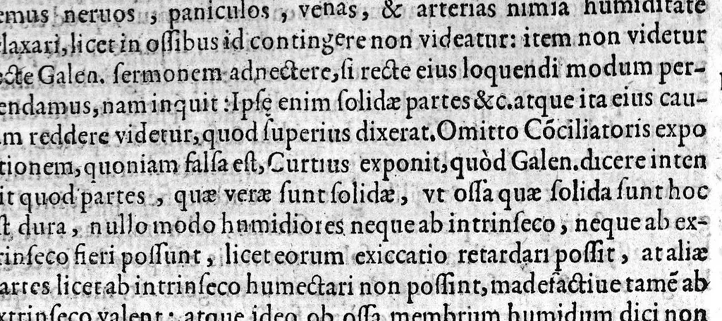 An illustration from Oddi de Oddis Patavini phisici ac medici celeberrimi ... Expositio, in librum artis medicinalis Galeni, 1574, leaf 320