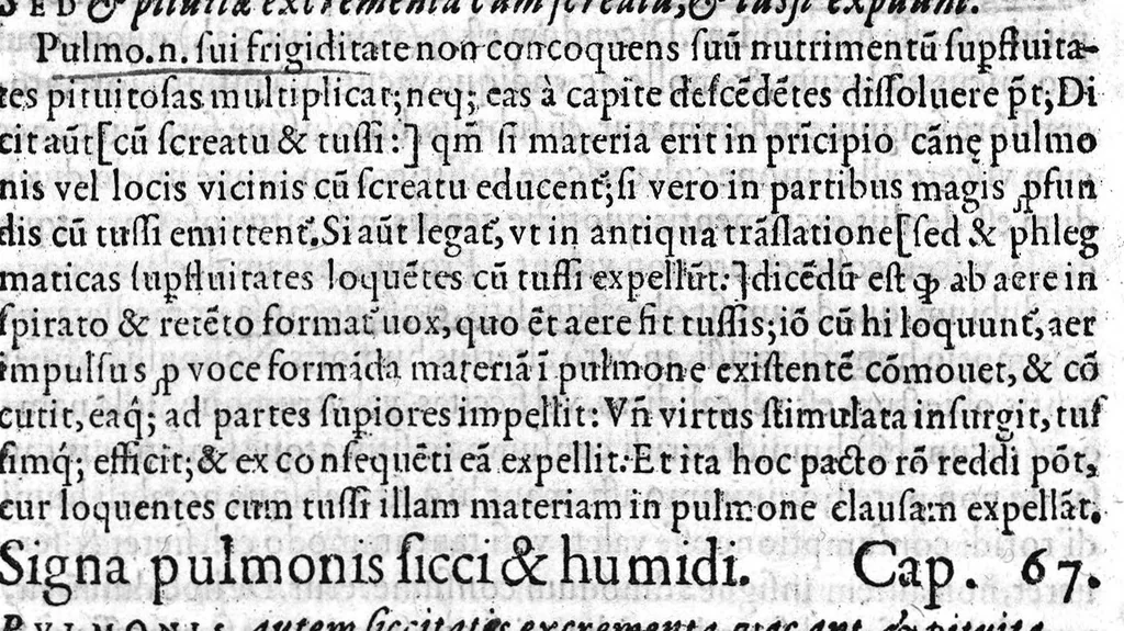 An illustration from Oddi de Oddis Patavini phisici ac medici celeberrimi ... Expositio, in librum artis medicinalis Galeni, 1574, leaf 344