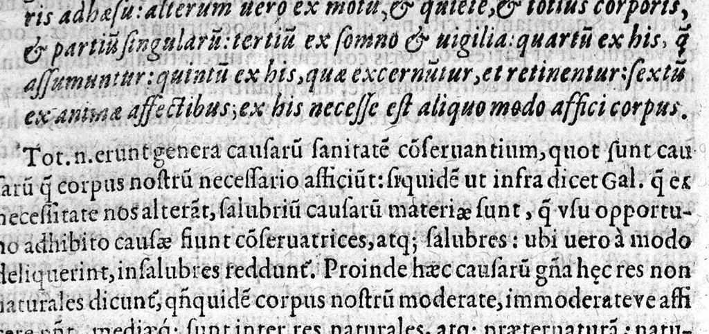 An illustration from Oddi de Oddis Patavini phisici ac medici celeberrimi ... Expositio, in librum artis medicinalis Galeni, 1574, leaf 468
