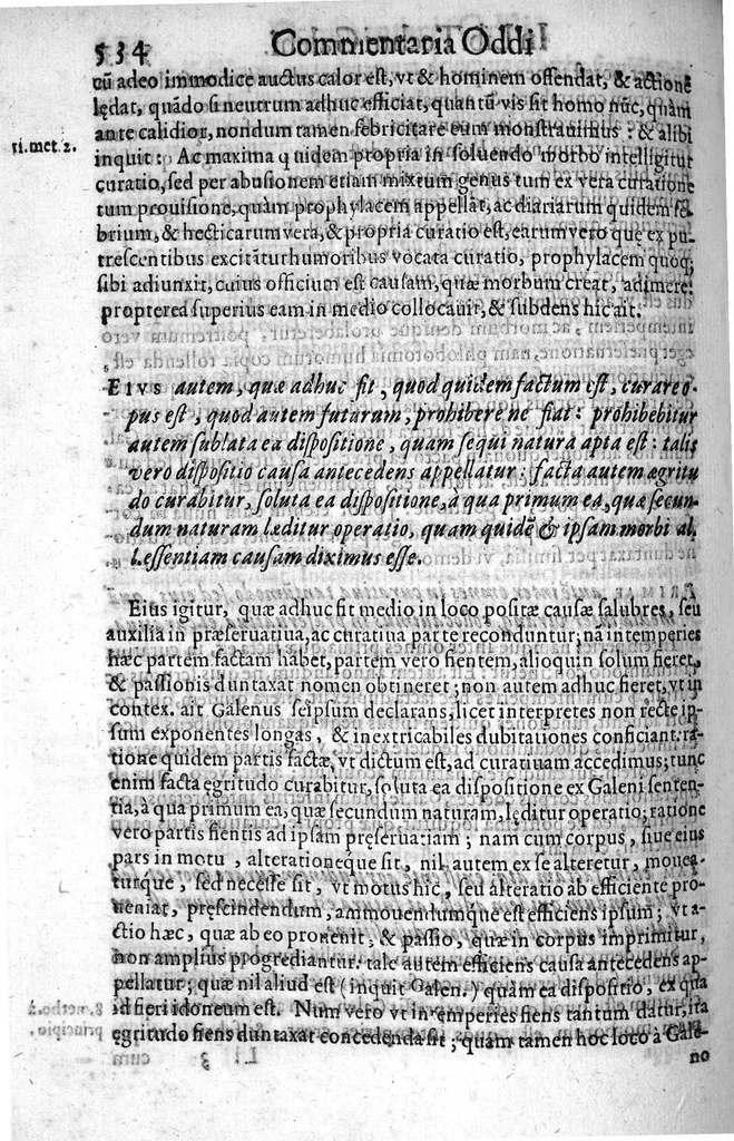 An illustration from Oddi de Oddis Patavini phisici ac medici celeberrimi ... Expositio, in librum artis medicinalis Galeni, 1574, leaf 577