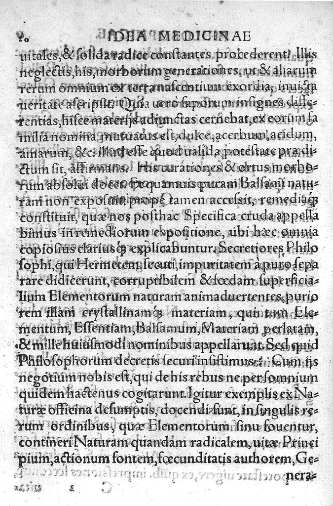 An illustration from Idea medicinae philosophicae, fundamenta continens totius doctrinae Paracelsicae, Hippocraticae et Galenicae...., 1571, leaf 35