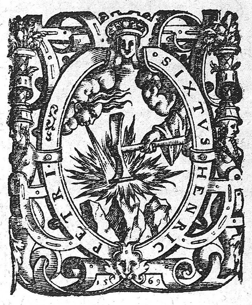 An illustration from Idea medicinae philosophicae, fundamenta continens totius doctrinae Paracelsicae, Hippocraticae et Galenicae...., 1571, leaf 446