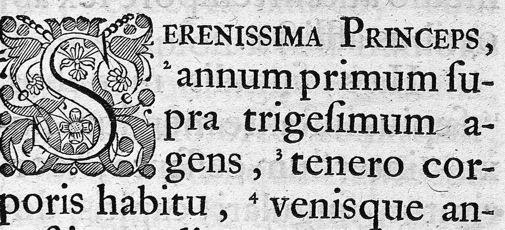 An illustration from De hemicrania menstrua, historia et consilium, 1660, leaf 24