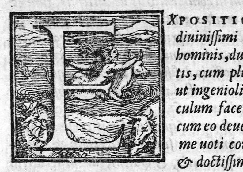 An illustration from Iacobi Scutellarii [...] in Librum Hippocratis de Natura humana commentarius, 1568, leaf 6