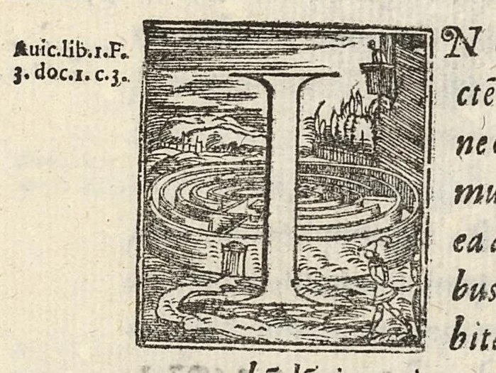 An illustration from Omniboni Ferrarii, medici ac philosophi De Arte medica infantium libri quatuor. Quorum duo priores De tuenda eorum sanitate, posteriores de curandis morbis agunt ..., 1577, leaf 77
