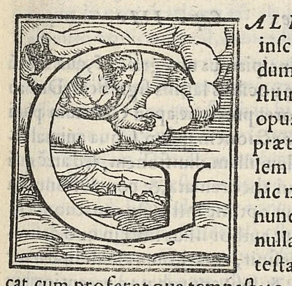 An illustration from Gabriellis Fallopii Mutensis physici praeclarissimi , ... expositio in librum Galeni de ossibus. Huic accesserunt observationes anatomicae eiusdem authoris. Atque haec omnia a Francisco Michino de Sancto Arcangelo eius discipulo ex fidelisimo codice, dum ille ea publice profiteretur descripta fuerunt, ac nunc primum in lucem edita ..., 1570, leaf 8