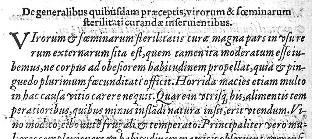 An illustration from De conceptu et generatione hominis, 1580, leaf 154