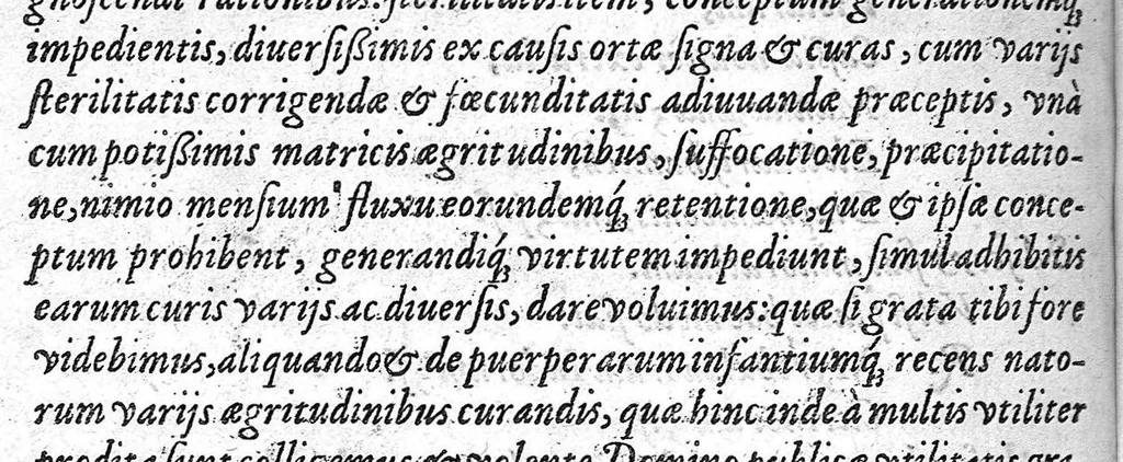An illustration from De conceptu et generatione hominis, 1580, leaf 206