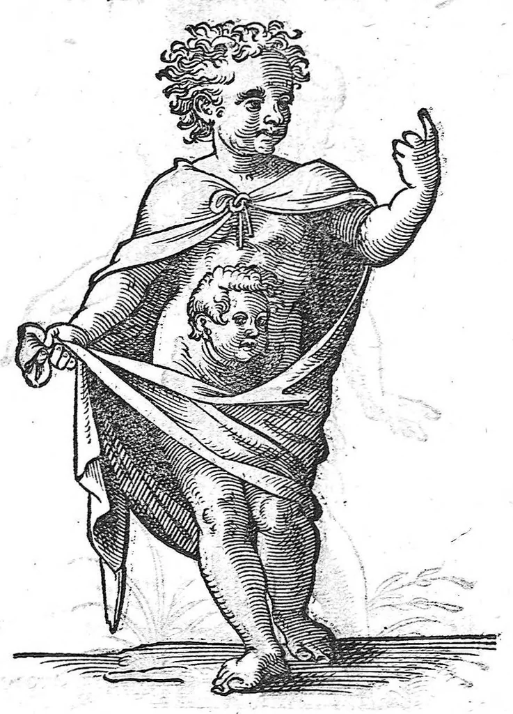 An illustration from De conceptu et generatione hominis, 1580, leaf 90