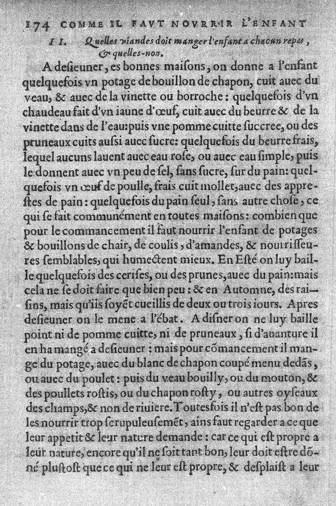An illustration from Cinq livres de la maniere de nourrir et gouverner les enfans des leur naissance. Par M. Simon de Vallambert, Medecin de madame la Duchesse de Savoye et de Berry, et depuys peu de temps, de monseigneur le Duc d’Orleans,, 1565, leaf 182