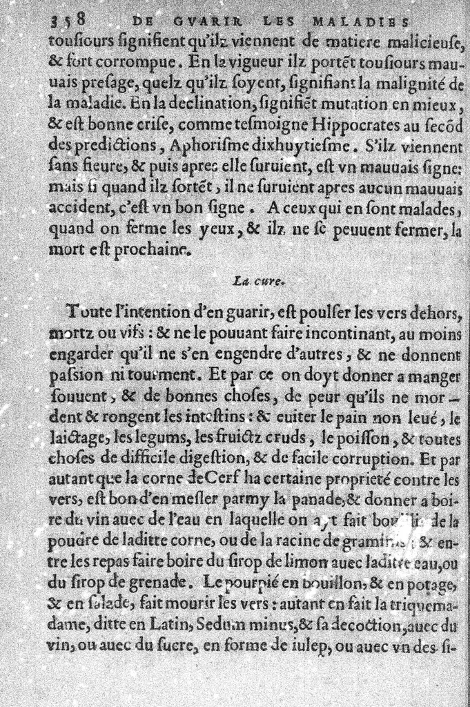 An illustration from Cinq livres de la maniere de nourrir et gouverner les enfans des leur naissance. Par M. Simon de Vallambert, Medecin de madame la Duchesse de Savoye et de Berry, et depuys peu de temps, de monseigneur le Duc d’Orleans,, 1565, leaf 366