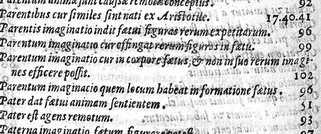 An illustration from De perfecta constitutione hominis in utero, 1616, leaf 139