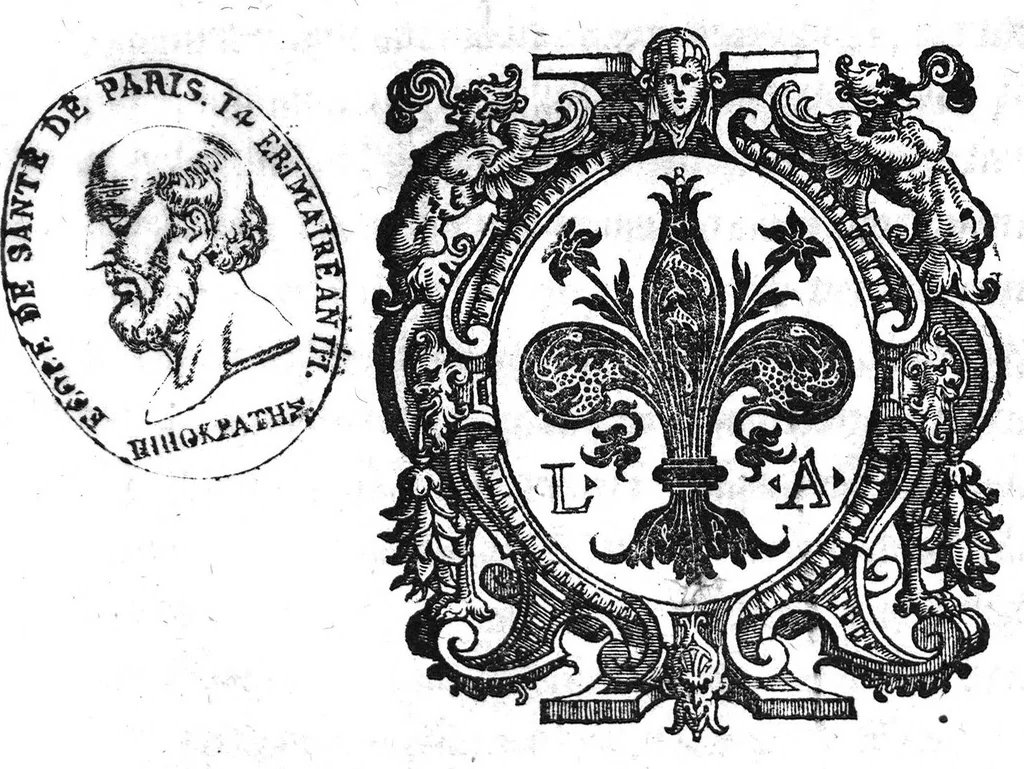 An illustration from Hieronymi Mercurialis Variarum Lectionum, in medicinae Scriptoribus et aliis, Libri sex, 1598, leaf 0