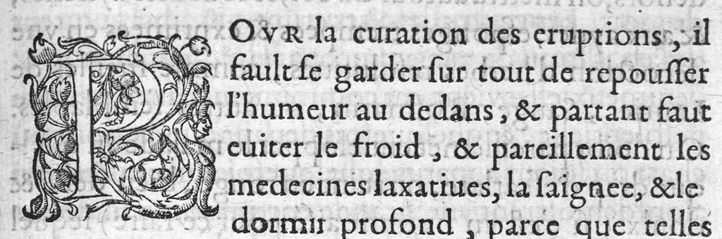 An illustration from Discours d'Ambroise Paré, conseiller premier chirurgien du roy, à scavoir , de la mumie, des venins, de la licorne et de la peste. Avec une table des plus notables matieres contenues esdits Discours, 1582, leaf 154