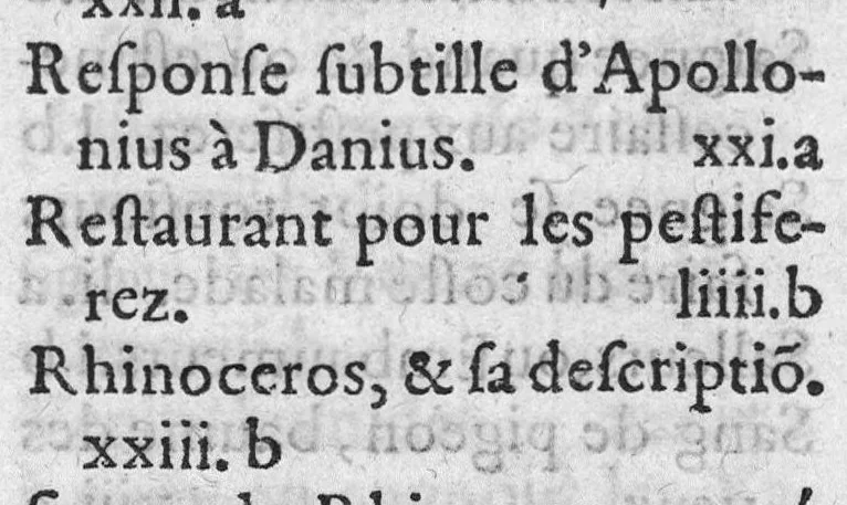 An illustration from Discours d'Ambroise Paré, conseiller premier chirurgien du roy, à scavoir , de la mumie, des venins, de la licorne et de la peste. Avec une table des plus notables matieres contenues esdits Discours, 1582, leaf 24