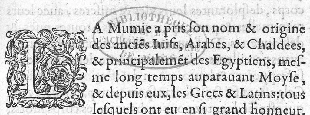 An illustration from Discours d'Ambroise Paré, conseiller premier chirurgien du roy, à scavoir , de la mumie, des venins, de la licorne et de la peste. Avec une table des plus notables matieres contenues esdits Discours, 1582, leaf 34