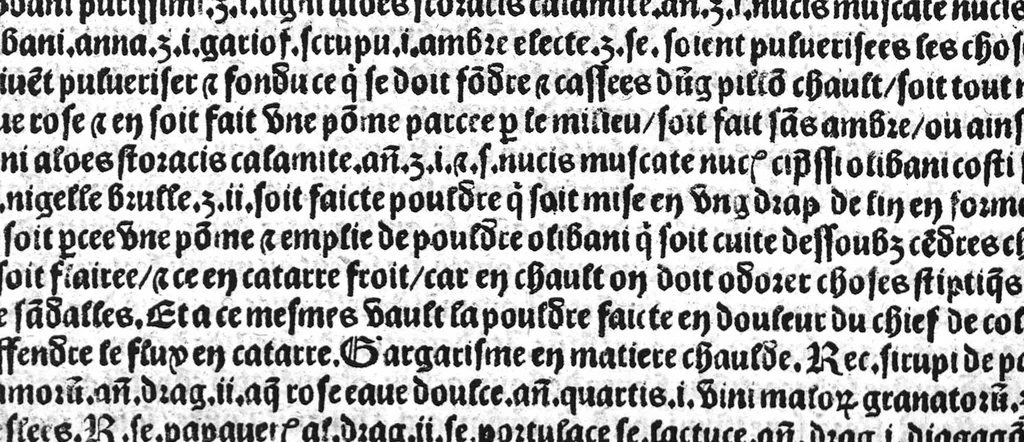 An illustration from Le tresor des pouvres selon maistre Arnoult de Villenove : maistre Gerard de Solo et plusieurs aultres docteurs en medecine de Montpellier, 1518, leaf 127