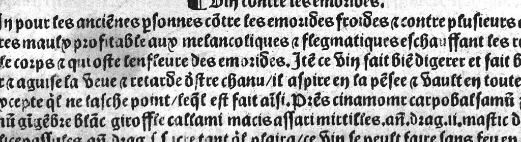 An illustration from Le tresor des pouvres selon maistre Arnoult de Villenove : maistre Gerard de Solo et plusieurs aultres docteurs en medecine de Montpellier, 1518, leaf 88