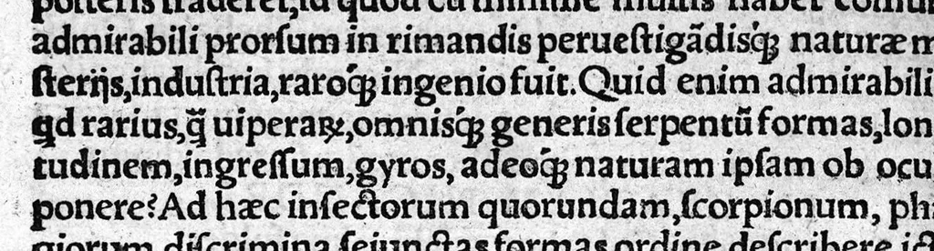 An illustration from Nicandri veteris Poetae et Medici Theriaca et Alexipharmaca, cum scholiis, 1531, leaf 5