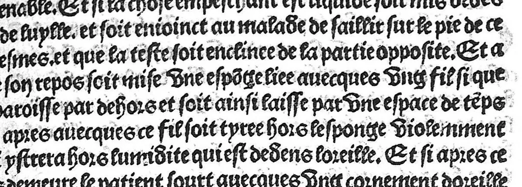 An illustration from La cyrurgie de maistre Guillaume de Salicet, 1505, leaf 26