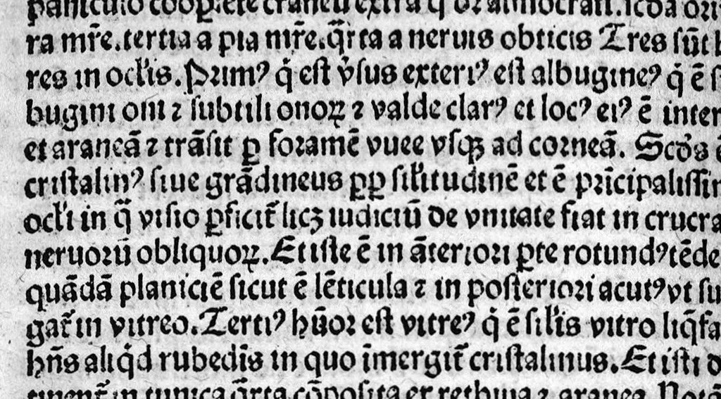 An illustration from Janua logicae et physice, leaf 105